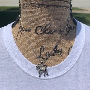 Cute zebra necklace!